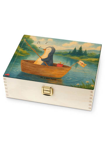 Mr. & Mrs. Panda Tee Beutel Halter Pinguin Angelboot Design ohne... in Weiß