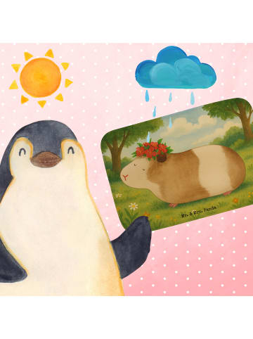 Mr. & Mrs. Panda duschmatte Meerschweinchen Weisheit Design ohne... in Weiß