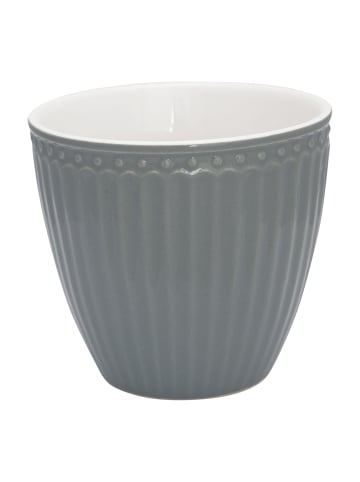 Greengate Latte Cup Becher ALICE STONE GREY Grau