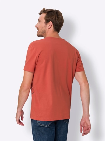 Sieh an! Freizeitshirt in rostrot