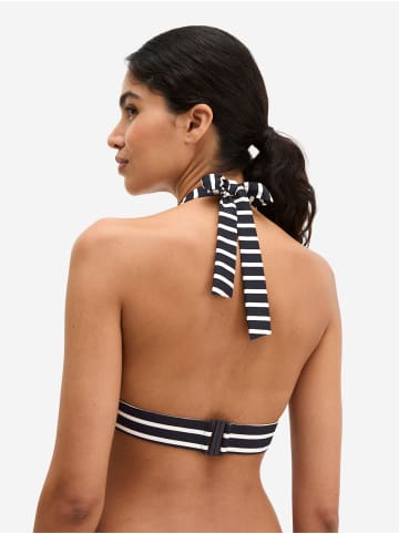 Marc O'Polo Triangel-Bikini-Top Essentials in dark navy stripe 2