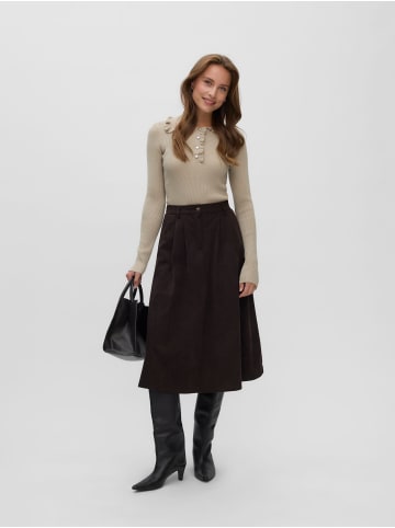 Vero Moda Gestrickter Rollkragen in Plaza Taupe