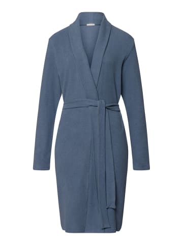 Hanro Morgenmantel Easy Wear in delicate blue