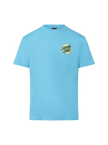Santa Cruz T-Shirt Screaming Rose Flash in hellblau