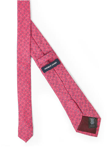 Andrew James Krawatte in himbeer marine - 0001