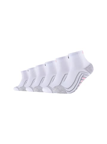 Skechers Kurzsocken 6er Pack cushioned in Weiß mix