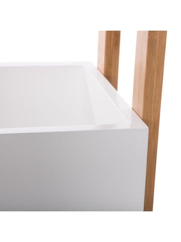 5five Simply Smart Badezimmerwagen in Weiß, (B) 20 x (H) 80 x (L) 40 cm