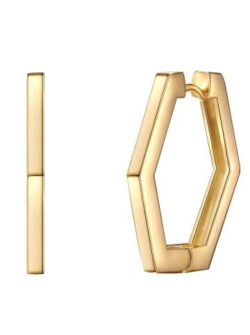 Lulu & Jane Creolen aus Metall-Legierung in gelbgold