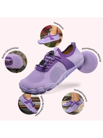DOTALES AirStep Barfußschuhe in  Lila 41