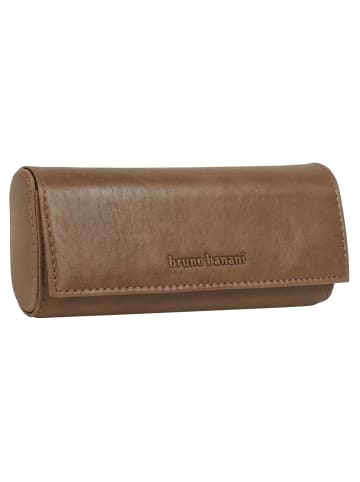 Bruno Banani Brillenetui echt Leder in cognac