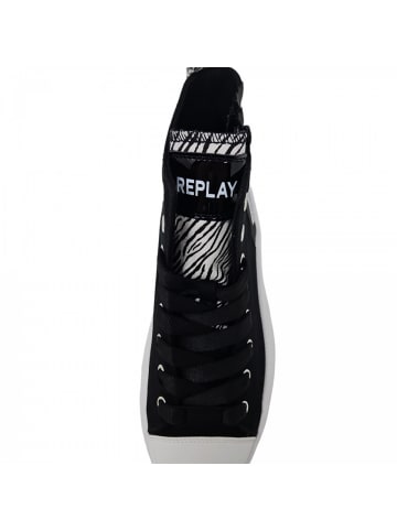Replay Sneaker high Aqua Z Zip in Schwarz
