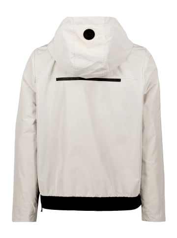 AMBER & JUNE Sommerjacke mit Kapuze in Grau Beige