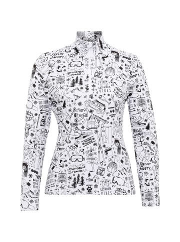 Krimson Klover W GRAFFITI BASELAYER TOP in Weiß