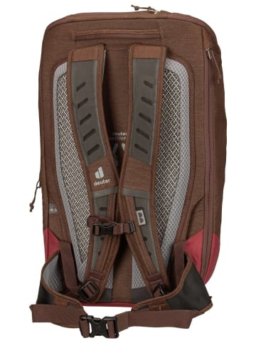 Deuter Fahrradrucksack Rotsoord 25+5 in Raisin/Caspia