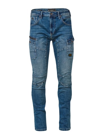 KOROSHI Regular fit workwear jeans. in blau
