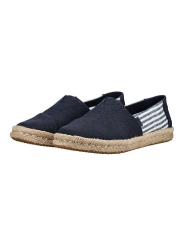 TOMS Halbschuhe in Navy/Weiß