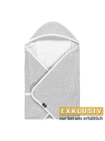 Alvi Reisedecke Jersey light 80 x 80 cm - Ste in grau