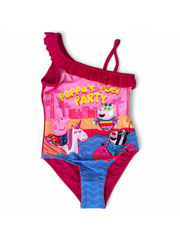 Peppa Pig Badeanzug Peppa Pig  mit Rüschendetails in Dunkelpink