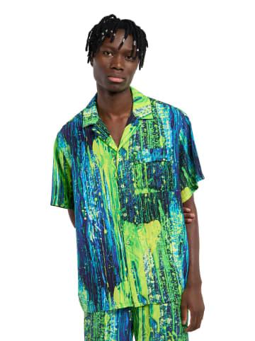 Carlo Colucci Hemd Fasoli in Petrol