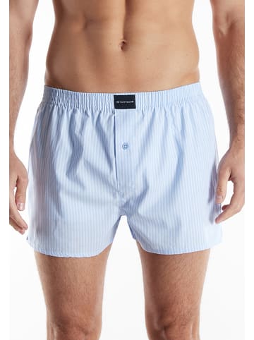 Tom Tailor Boxershort 2Er Pack Dakota in blau-hell-Streifen