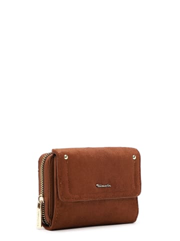 Tamaris Geldbörse TAS Marina Suede in cognac