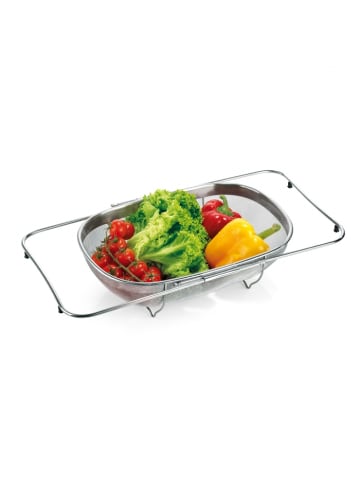 Tescoma Verstel.Korb z.Abtropfen GrandCHEF 34x24 in silber