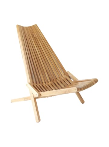 ebuy24 Gartenstuhl Calero Teak 63 x 80 cm