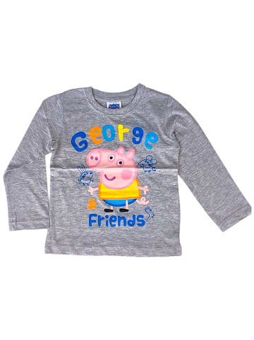 Peppa Pig Langarmshirt Peppa Pig George in Grau