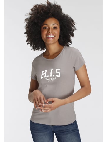H.I.S. T-Shirt in hellgrau