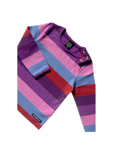 Villervalla Langarmshirt Streifen in lila