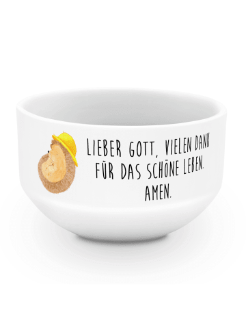 Mr. & Mrs. Panda frühstücksbowl Igel Beten mit Spruch in Weiß