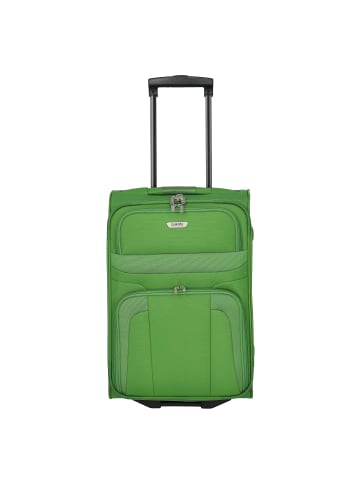 PAKLITE Orlando 2 Rollen Kabinentrolley S 53 cm grün