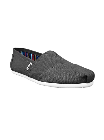 TOMS Espadrilles in Grau/Weiß