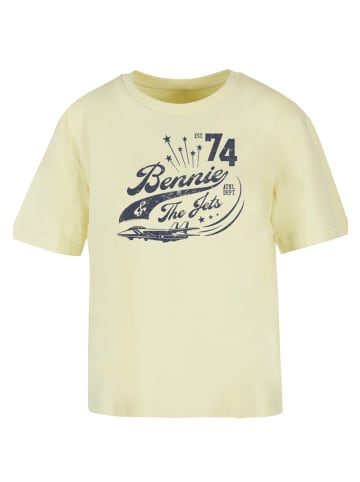 F4NT4STIC Ladies Everyday Tee Elton John Bennie And The Jets in softyellow