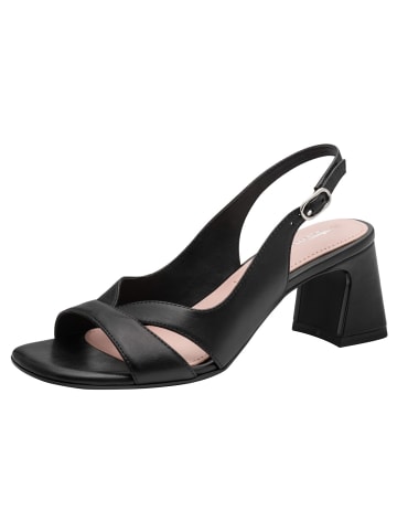 Tamaris Sandalette in BLACK LEATHER