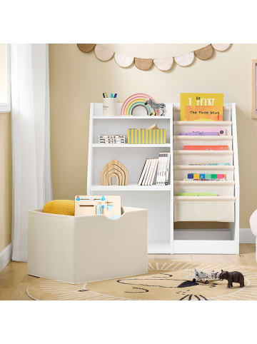 SoBuy Bücherregal in Reinweiß - (W) 40 x (H) 80 x (L) 80 cm