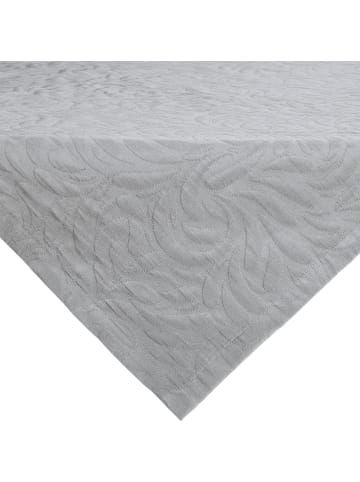 Erwin Müller Jacquard, Baumwollmischung Mitteldecke Cadiz in hellgrau