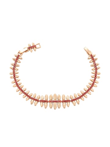 faina Women Bracelet in Rose Gold Red