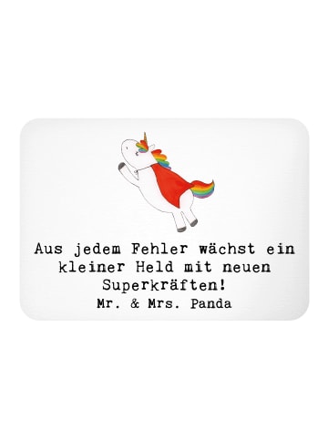 Mr. & Mrs. Panda Kühlschrankmagnet Spruch Fehler machen lernen m... in Weiß