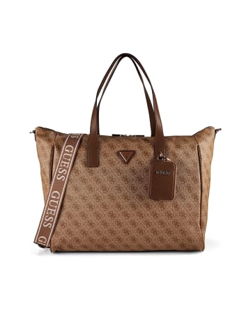 Guess Latona Shopper Tasche 52 cm in latte logo