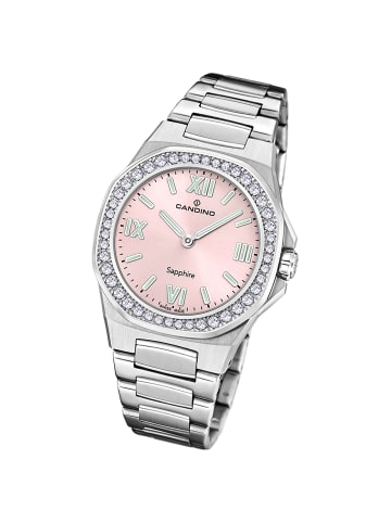 Candino Analog-Armbanduhr Candino Elegance silber mittel (ca. 34mm)
