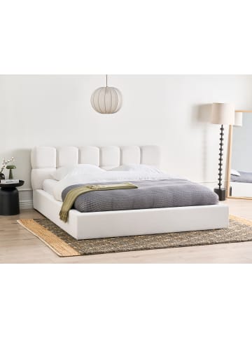 Beliani Doppelbett BASTON in Weiß - (W) 212 x (H) 94 x (L) 227 cm