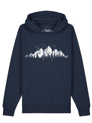 wat? Apparel Sweatshirt Mountains in Dunkelblau