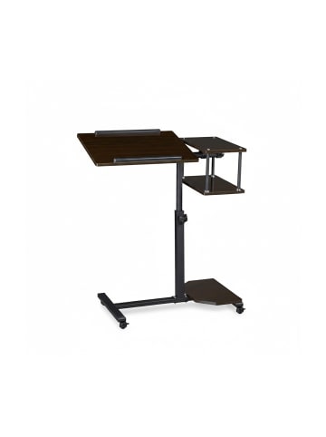 relaxdays Laptoptisch in Schwarz - (B)77 x (H)100 x (T)40 cm