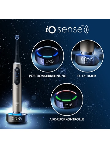 Oral-B Elektrische Zahnbürste "iO 10 + Reiseetui Lunar" in Gold