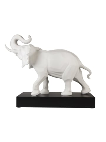 Goebel Dekofigur Elefant Studio 8 Serengeti 54 cm weiß in weiß
