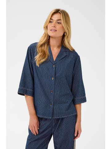 Cream Jeanshemd CRAgate Straight fit in Rossland Pinstriped Denim