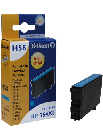 Pelikan Tintenpatrone kompatibel mit HP D5460 (364XL) cyan