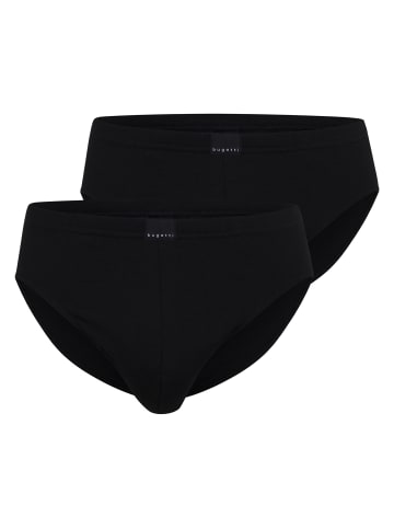 Bugatti Slip 2er Pack in Schwarz