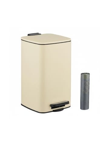 relaxdays Kosmetikeimer in Beige - 8 Liter